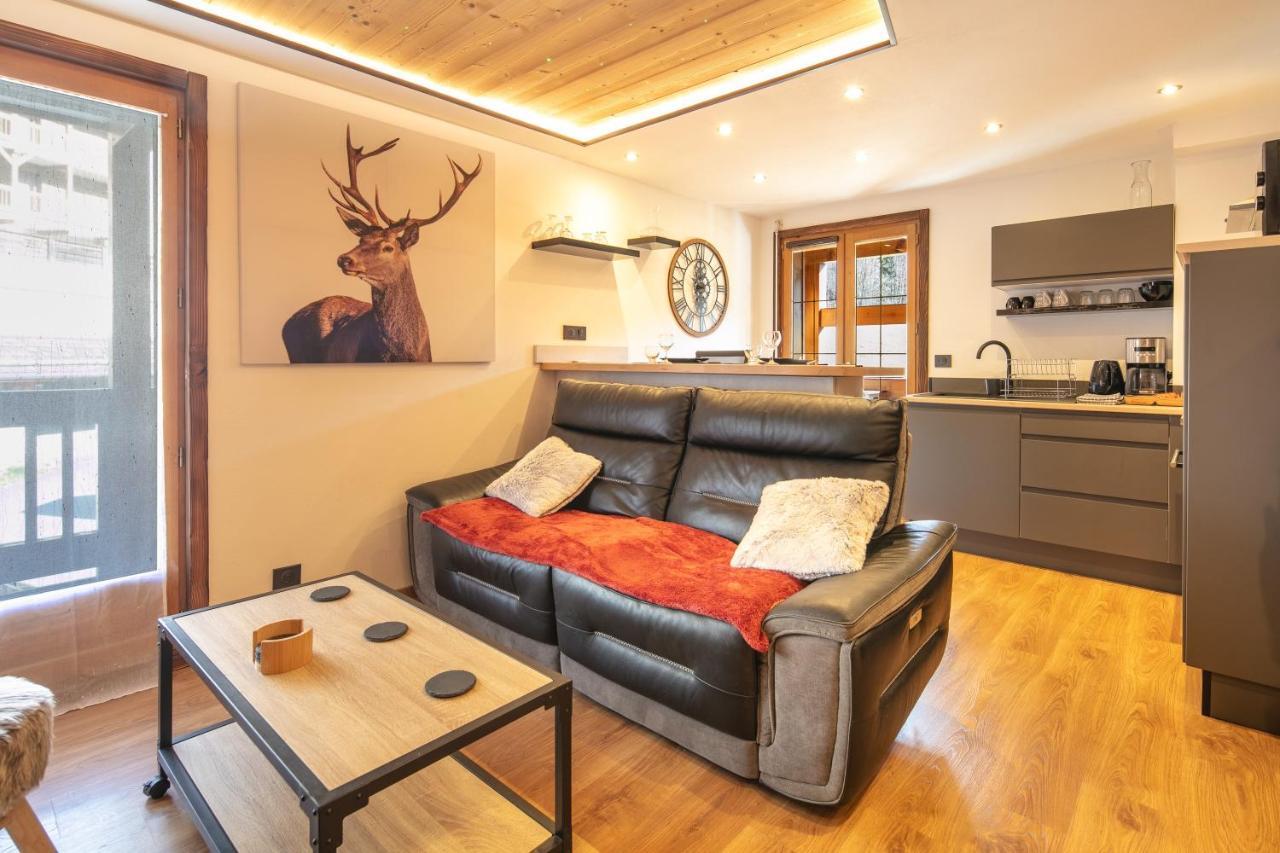 Le Cerf Des Alpages - Appt Cosy Pour 2 La Giettaz Exterior foto