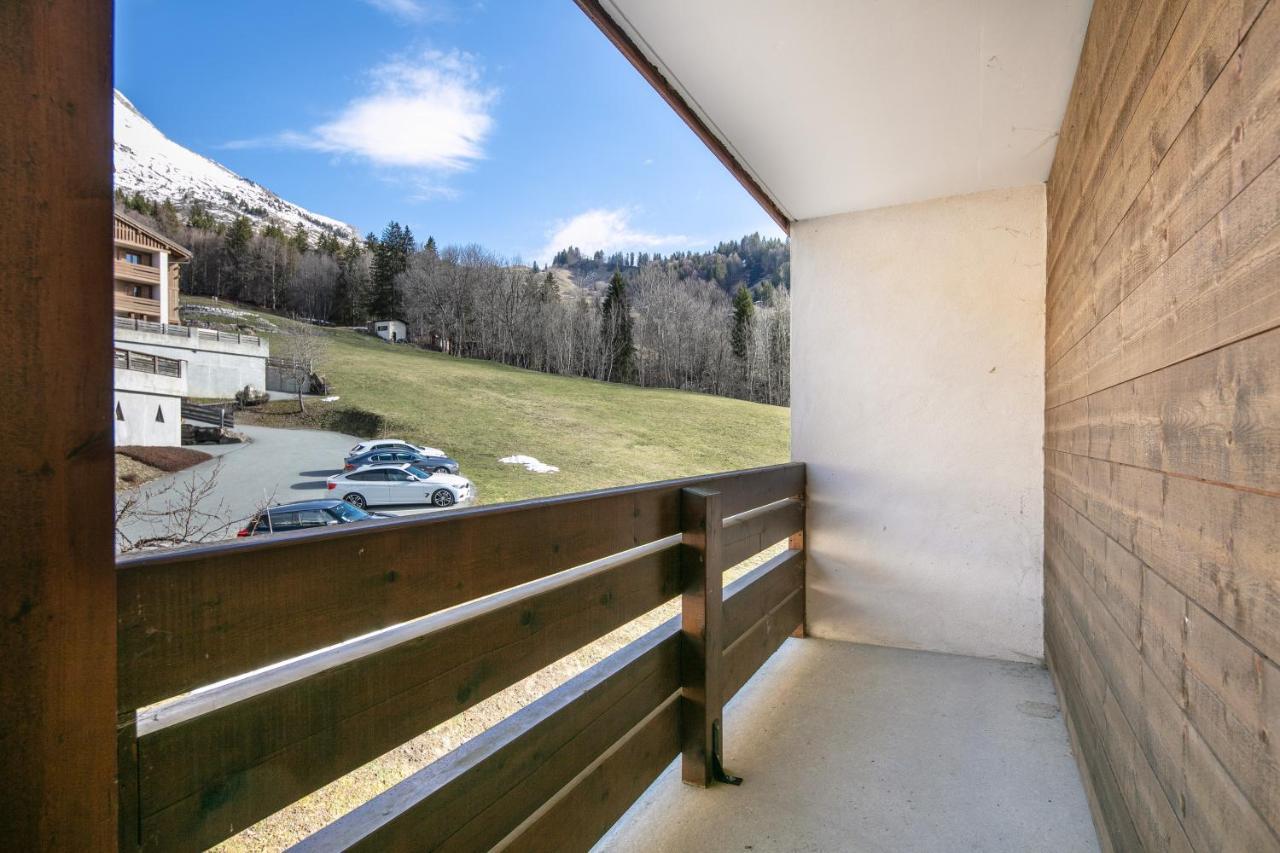 Le Cerf Des Alpages - Appt Cosy Pour 2 La Giettaz Exterior foto